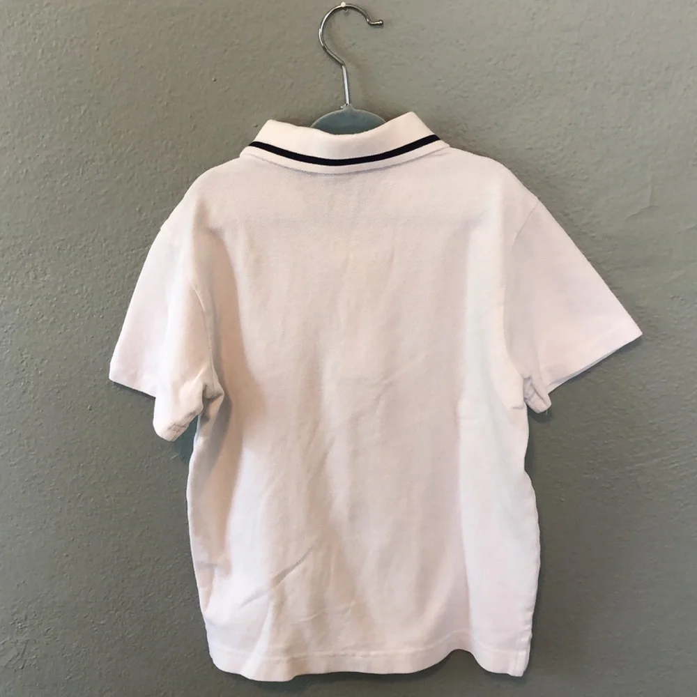 Gymboree White Short Sleeve School Uniform Collared Shirt Size 6